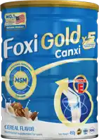a can of foxi gold x5 cereal flavor
