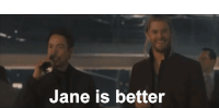 Jane Is Better Age Of Ultron Sticker - Jane Is Better Age Of Ultron Avengers Stickers
