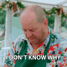 I Dont Know Why Jon Jenkins GIF - I Dont Know Why Jon Jenkins The Great British Baking Show Holidays GIFs