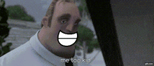 a man in a white shirt and tie is smiling and says `` me too kid ''