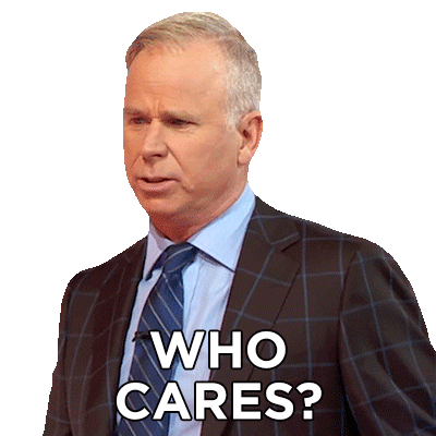 Who Cares Gerry Dee Sticker - Who Cares Gerry Dee Family Feud Canada Stickers