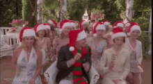 Here Comes Santa Claus Stepford Wives GIF - Here Comes Santa Claus Stepford Wives Singing GIFs