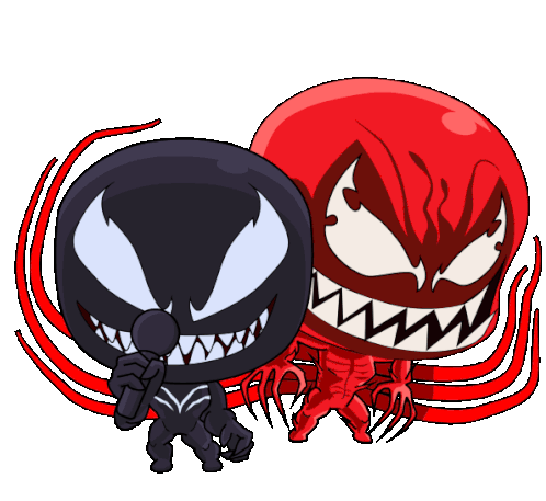 Mic Drop Venom Sticker - Mic Drop Venom Carnage Stickers