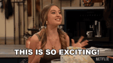 This Is So Exciting Brooke Bishop GIF - This Is So Exciting Brooke Bishop The Expanding Universe Of Ashley Garcia GIFs