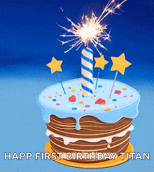 Happy Birthday Cake GIF - Happy Birthday Cake Candle GIFs