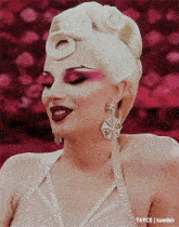 a close up of a woman 's face with the words t4yce tumblr in the bottom right corner