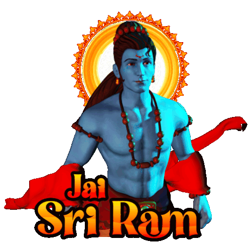 Jai Sri Ram Chhota Bheem Sticker