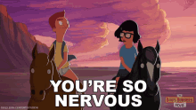 Youre So Nervous Tina Belcher GIF - Youre So Nervous Tina Belcher The Bobs Burgers Movie GIFs