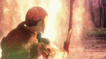 sword art online alicization anime integrity knight fire fight