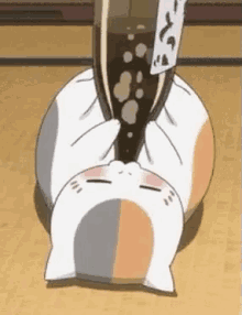 お酒 にゃんこ先生 いなかっぺ大将 アニメ　漫画　猫 GIF - Alcohol Sake Nyanko Sensei GIFs