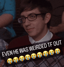 Artie Artie Abrams GIF - Artie Artie Abrams Even He Was Weirded Out GIFs