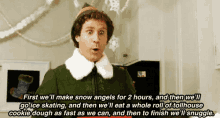 Snuggle GIF - Elf Will Ferrell Snow Angels GIFs