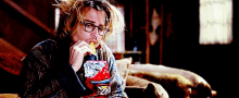 Johnny Depp GIF - Johnnydepp Eatingchips Sad GIFs