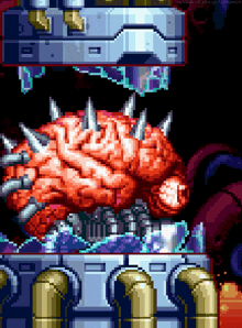 Mother Brain Metroid Zero Mission GIF