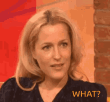 What Gillian Anderson GIF - What Gillian Anderson Oh Really GIFs