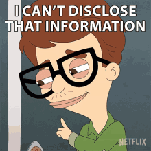 I Cant Disclose That Information Andrew Glouberman GIF - I Cant Disclose That Information Andrew Glouberman Big Mouth GIFs