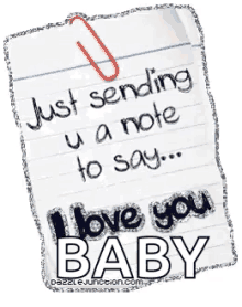 I Love You Baby GIF - I Love You Baby Note GIFs