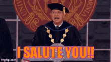 Graduation I Salute You GIF - Graduation I Salute You Ceremonies GIFs