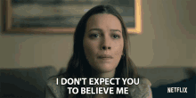 I Dont Expect You To Believe Me Victoria Pedretti GIF - I Dont Expect You To Believe Me Victoria Pedretti Nell Crain GIFs