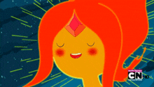 Flame Princess Blush GIF - Flame Princess Blush Adventure Time GIFs