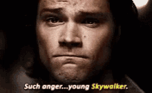 Such Anger Young Skywalker The Cw GIF - Such Anger Young Skywalker The Cw Supernatural GIFs