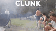 clunk throw catch beer