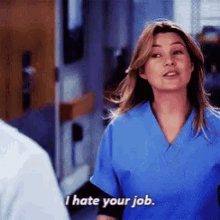 Greys Anatomy I Hate Your Job GIF - Greys Anatomy I Hate Your Job GIFs