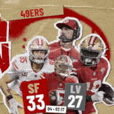 Las Vegas Raiders (27) Vs. San Francisco 49ers (33) Fourth Quarter GIF - Nfl National Football League Football League GIFs