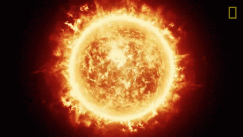 Черное солнце гиф. Solar Flare. Гифка фаербол желто белый. Руническое солнце gif.