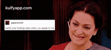 Gayarsonistwatch Your Fucking Vibes When You Speak To Me.Gif GIF - Gayarsonistwatch Your Fucking Vibes When You Speak To Me Face Person GIFs