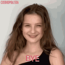 Bye Hayley Leblanc GIF - Bye Hayley Leblanc Cosmopolitan GIFs