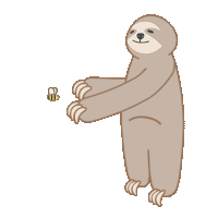 Sloth Animal Sticker