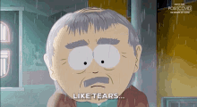 Like Tears In The Rain Randy Marsh GIF - Like Tears In The Rain Randy Marsh South Park GIFs