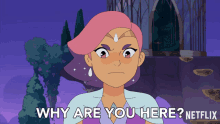 why are you here glimmer shera and the princesses of power why do you come here what are you doing here