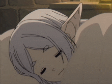 Anime Frieren GIF - Anime Frieren Sleepy GIFs
