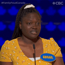 Huh Abigail GIF - Huh Abigail Family Feud Canada GIFs
