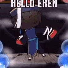 Hello Eren Dazai GIF - Hello Eren Dazai GIFs