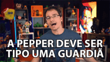 Pepper Deve Ser Tipo Uma Guardia Pepper Potts GIF - Pepper Deve Ser Tipo Uma Guardia Guardia Pepper Potts GIFs