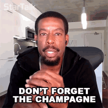 Dont Forget The Champagne Chuck Nice GIF