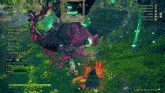 a screenshot of a video game that says forgotten burial ground on the bottom right