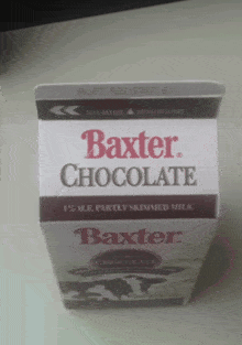Baxter Chocolate Milk GIF - Baxter Chocolate Milk Carton Of Chocolate Milk GIFs