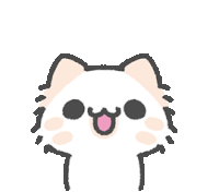 Myaowl Shy Sticker - Myaowl Shy Kitty Stickers