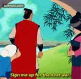 Sign Me Up For Thenext War!.Gif GIF - Sign Me Up For Thenext War! Person Human GIFs