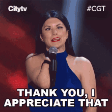 Thank You I Appreciate That Courtney Gilmour GIF - Thank You I Appreciate That Courtney Gilmour Canadas Got Talent GIFs