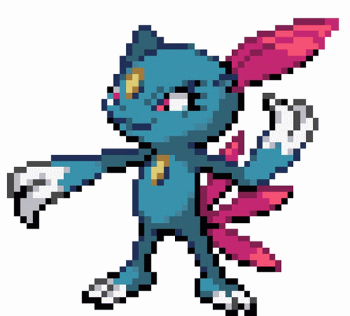 Sneasel Pixel Sticker - Sneasel Pixel Pixelated - Discover & Share GIFs