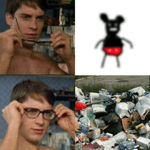Mouse Trash Trash Mouse GIF - Mouse Trash Trash Mouse Mickey Mouse GIFs
