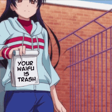 Waifu Trash GIF - Waifu Trash Anime GIFs