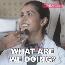 What Are We Doing Ayesha Kanga GIF - What Are We Doing Ayesha Kanga Pinkvilla GIFs