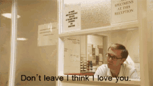 Dont Leave I Think I Love You GIF - Dont Leave I Think I Love You Talking GIFs