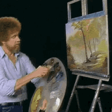 bob ross painting art artist